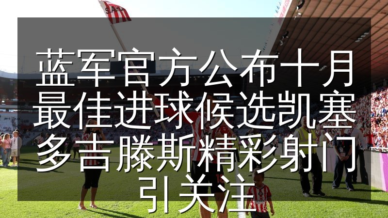 蓝军官方公布十月最佳进球候选凯塞多吉滕斯